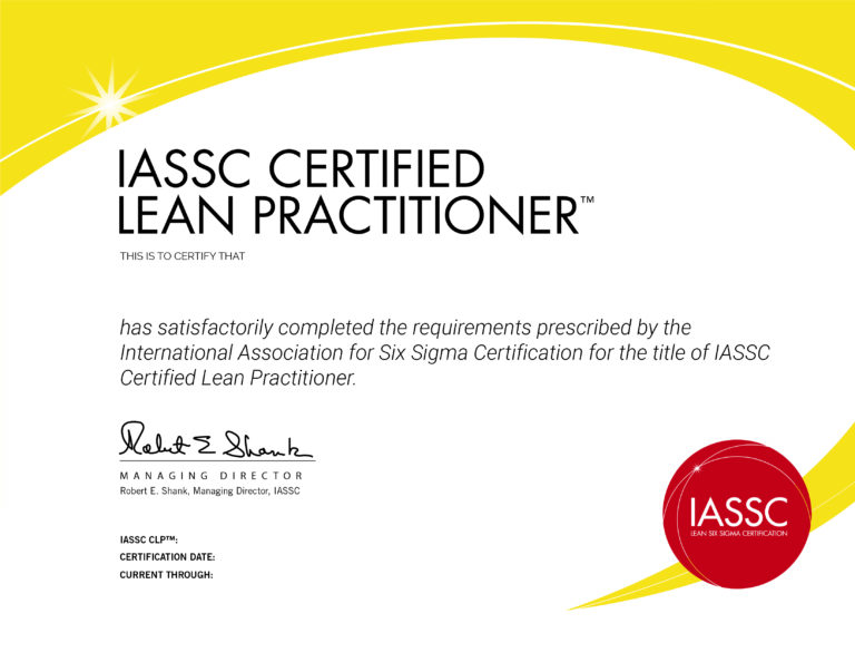 Lean Practitioner Certification - Six Sigma Yellow Belt Certification ...