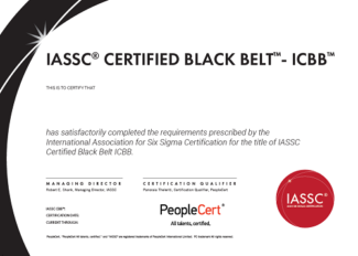 Black Belt Certification  IASSC Certified Lean Six Sigma