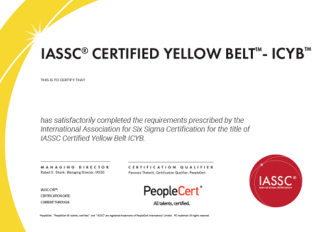 Lean Six Sigma Yellow Belt Certification | IASSC 6 Sigma Certification